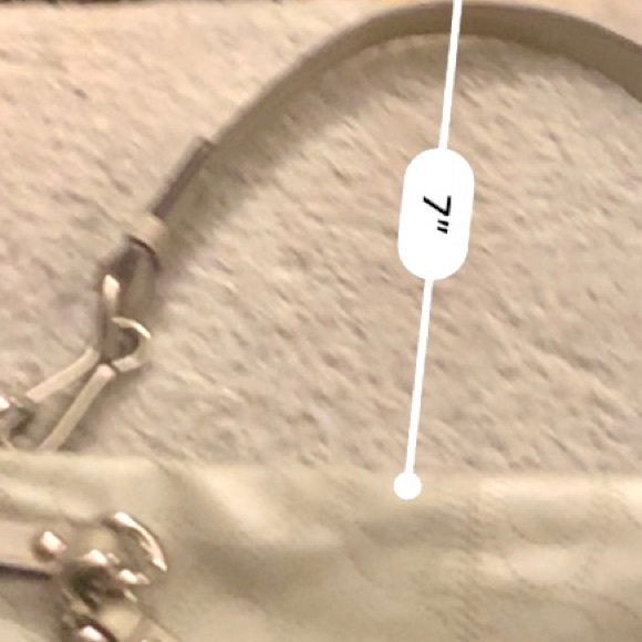 Coach Leather Logo Shoulder Bag in Pearled grey - Picture 14 of 16